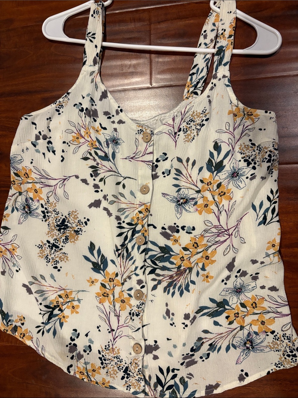Maurices  Floral Print Tank Top XL